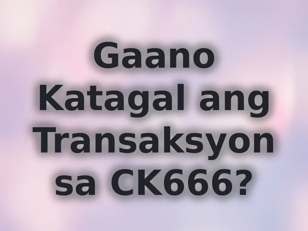 Oras ng transaksyon